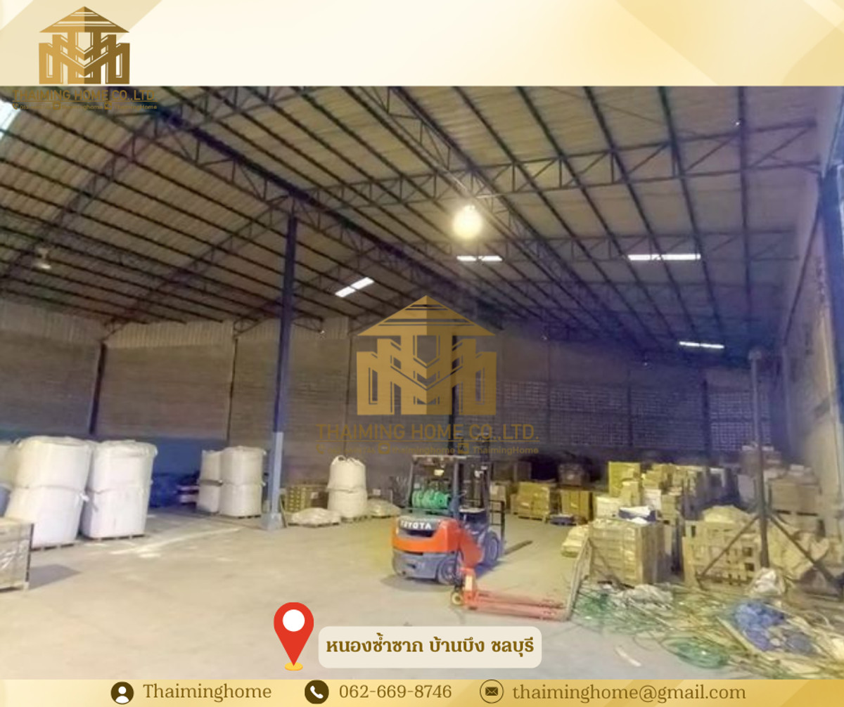 โกดังเก็บสินค้าให้เช่า ขนาด1000 ตร.ม.บ้านบึง ชลบุรี(รหัสทรัพย์TW4-1860326) – รูปที่ 2