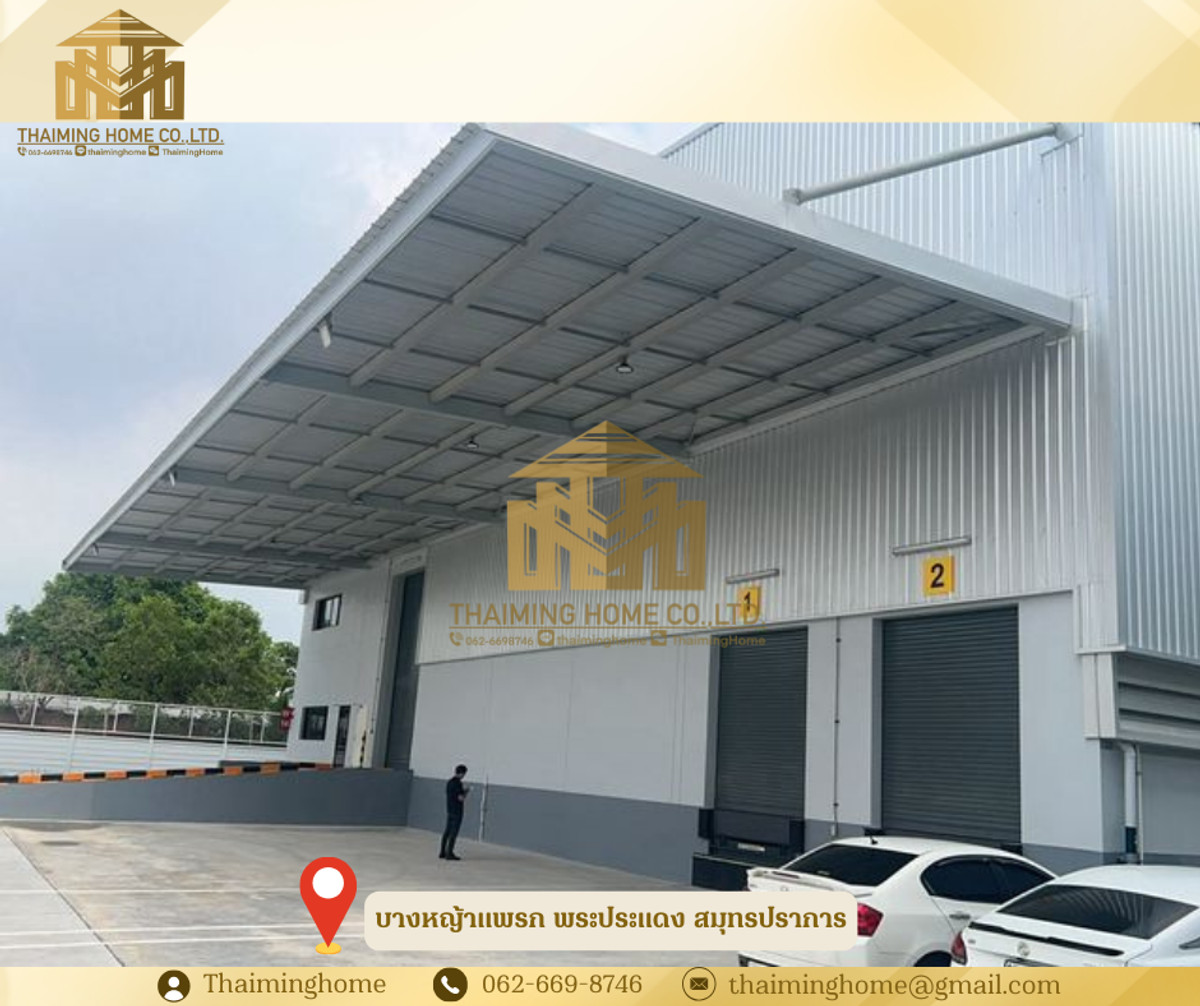  Warehouse/Factory for Rent, 1,986 sq.m., Puchaow, Bang Yaphraek, Samut Prakan  – รูปที่ 3