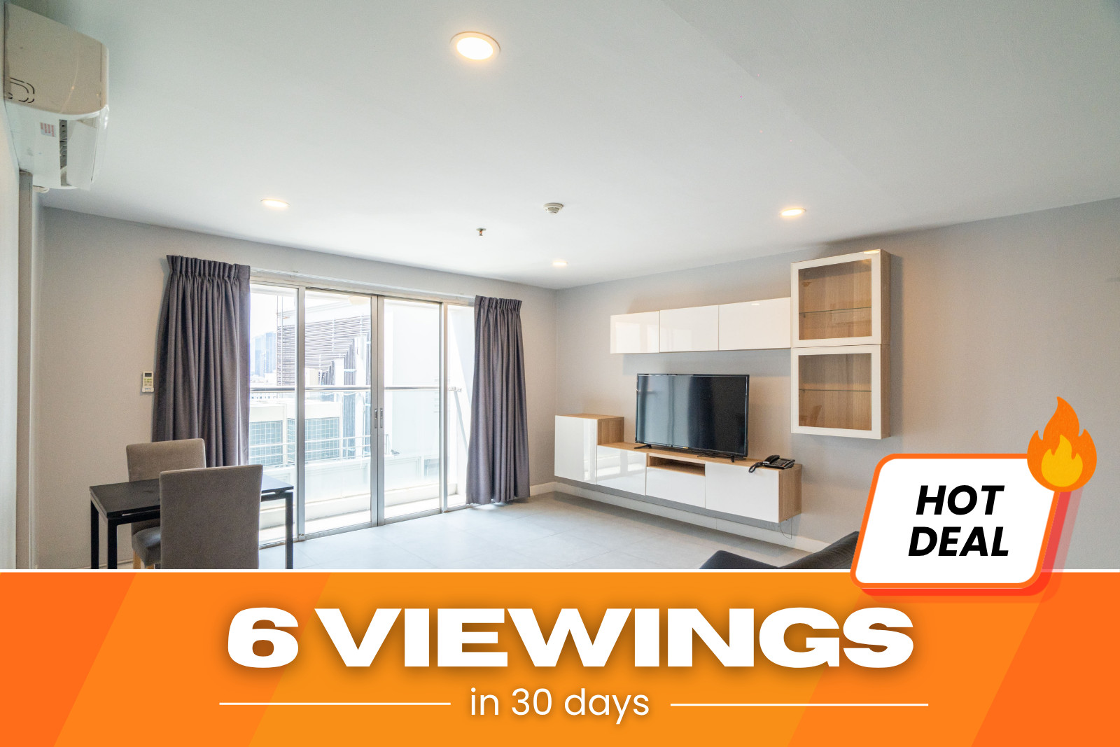 💥 ทำเลอโศก 1 ห้องนอน 55 ตร.ม. ชั้นสูง ใกล้ BTS &amp; MRT เพียงไม่กี่ก้าว! - U1866788
