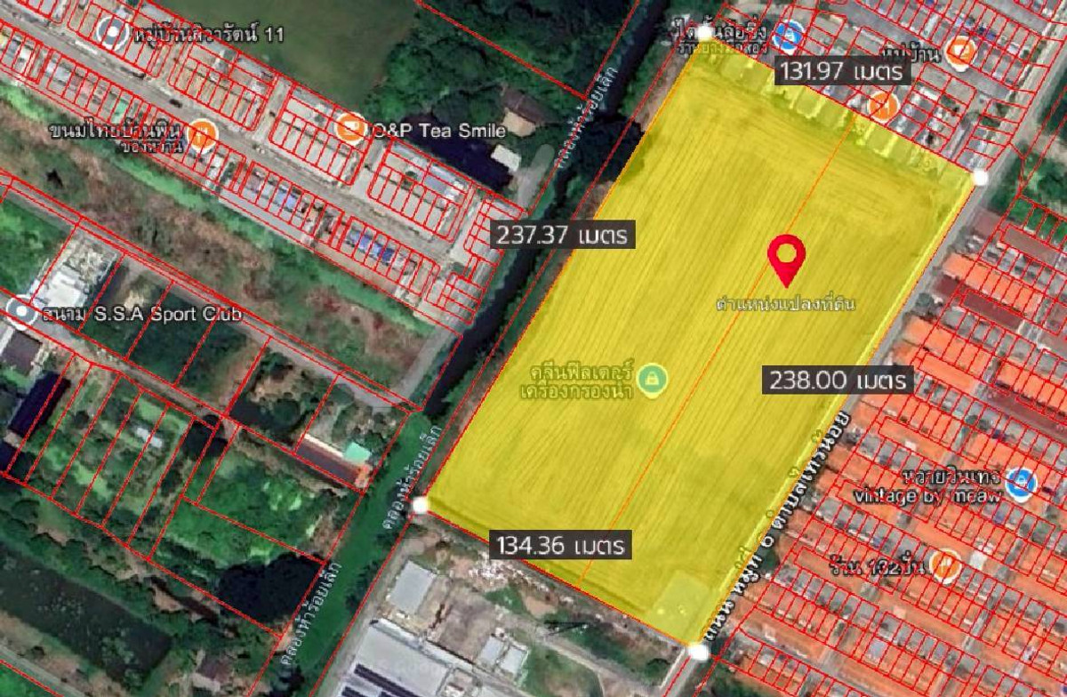 ขาย ที่ดินแปลงใหญ่ 19 ไร่ 2งาน 27 ตร.ว. ทำเลดี นนทบุรี ไทรน้อย หลังห้าง Big c   – รูปที่ 3