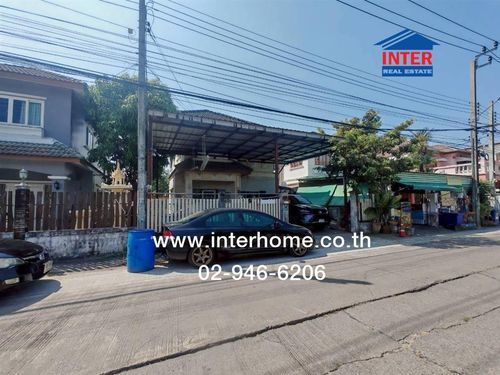 2-story detached house, 45 sq m, K.C. Garden Home Village, Nimitmai 40, near Hathaimit Market. Soi Nimitmai 40, Nimitmai Road, Suwinthawong Road, Khlong Sam Wa District, Bangkok