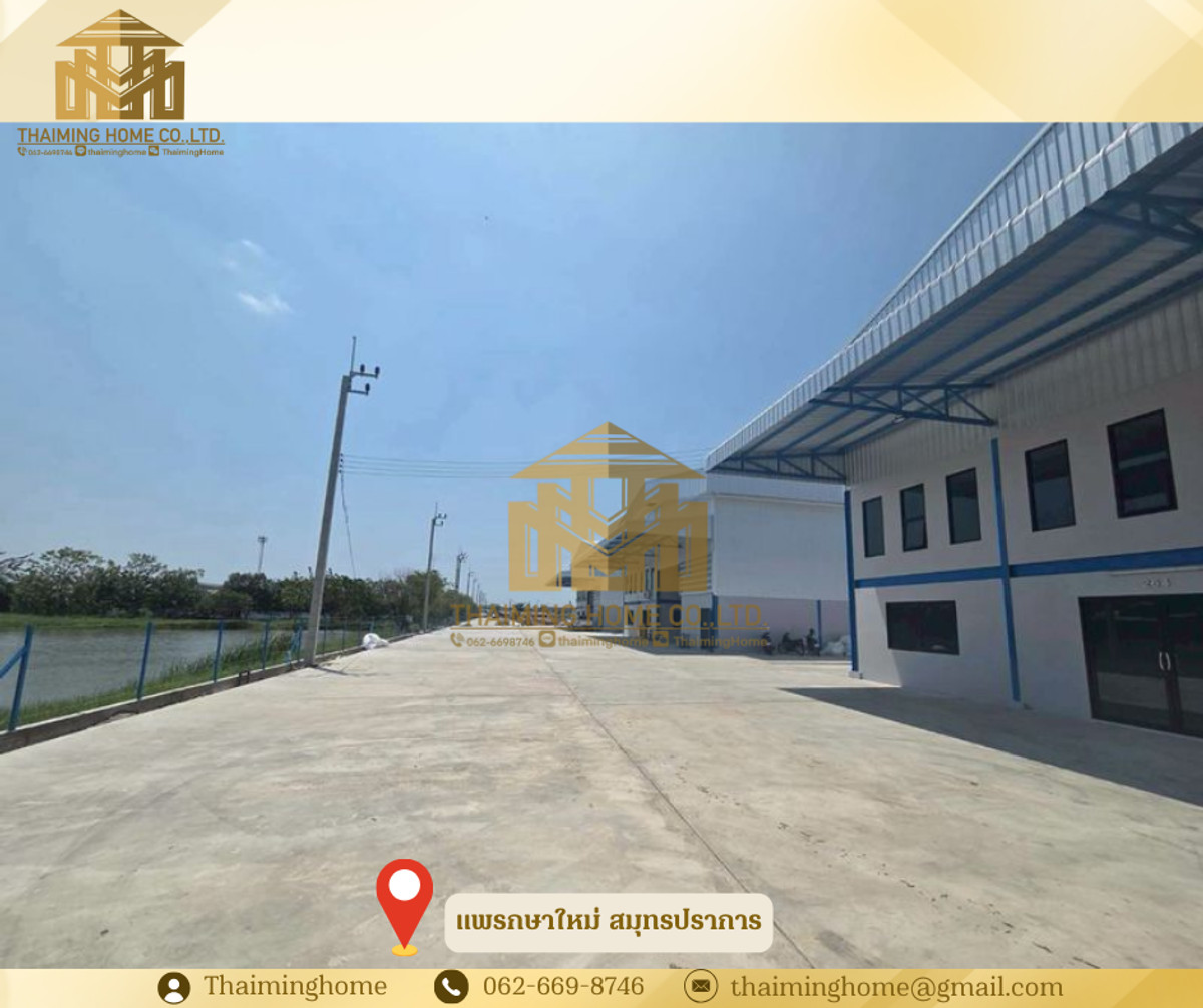 Warehouse/factory for rent, Size 1,000 sq m. area, Phraeksa New, Samut Prakan – รูปที่ 2