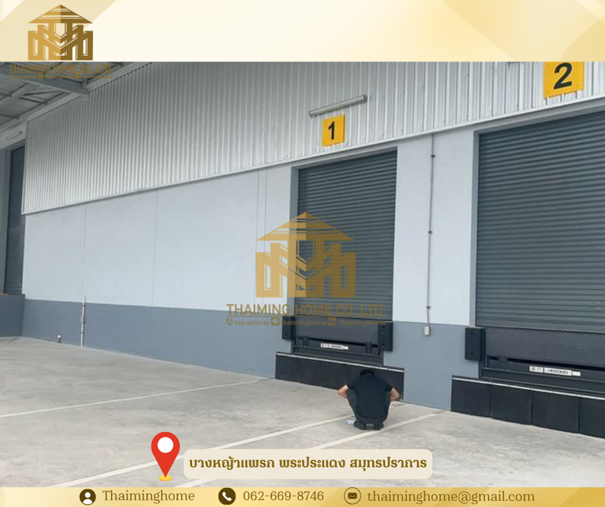 Warehouse/Factory for Rent, 1,759 sq.m., Puchaow, Bang Yaphraek, Samut Prakan – รูปที่ 2