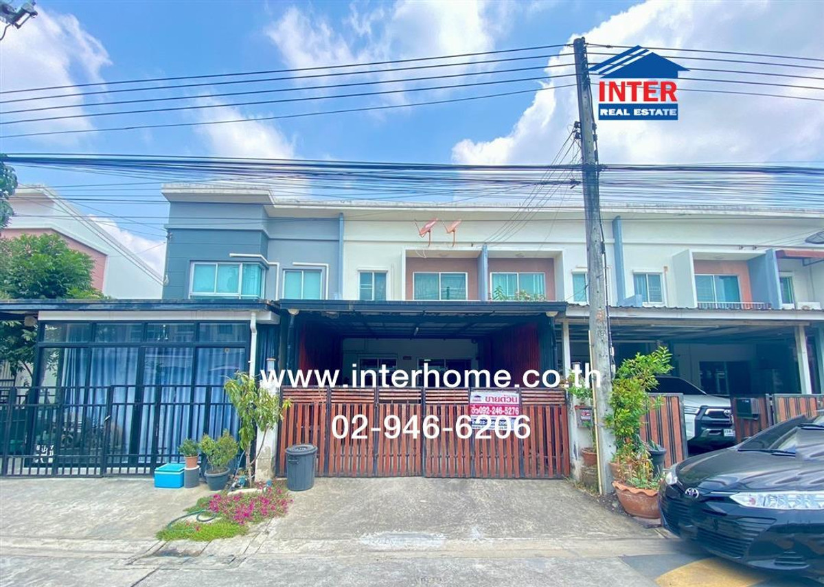 ทาวน์เฮ้าส์ 2 ชั้น 20.7 ตร.ว. หมู่บ้านโนโววิลล์ ลำลูกกา คลอง2 ใกล้โรงพยาบาลสินแพทย์ ลำลูกกา ซอยเปียร์นนท์ ถนนลำลูกกา ถนนประชาอุทิศ ลำลูกกา ปทุมธานี