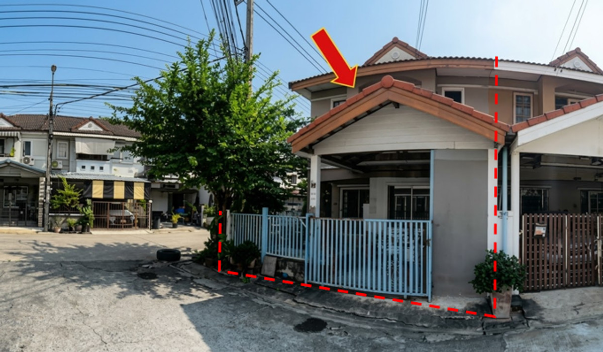 Townhouse for sale at the corner of the village. K.C. Ramintra 2 (K.C. Ramintra 2) located in a location in the Khlong Sam Wa-Min Buri area, near the expressway, large size 30 sq m. – รูปที่ 2