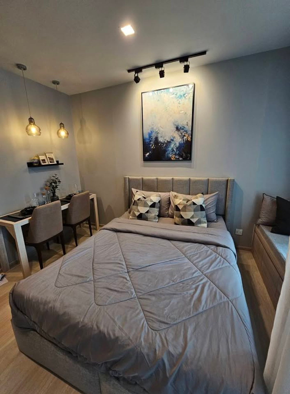 For Rent : Life One Wireless BTS เพลินจิต Studio1ห้องนอน 1ห้องน้ำ ห้องสวย เฟอร์นิเจอร์ครบ พร้อมเข้าอยู่