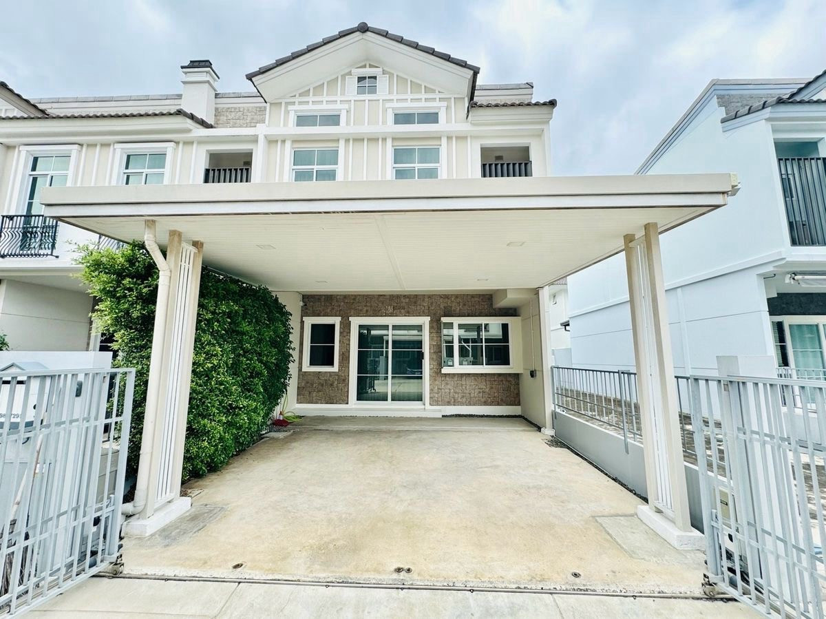 🔥For Rent 35,000 บาท/เดือน🔥  ให้เช่า บ้านทาวน์เฮาส์ 2 ชั้น โครงการ Villaggio 2 ศรีนครินทร์-บางนา (ตกแต่งสไตล์มินิมอล) คุมโทน บ้านแต่งสวยพร้อมอยู่ พร้อมเครื่องใช้ไฟฟ้าและเฟอร์นิเจอร์ครบ