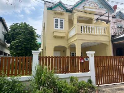 For Sale Two-storey Semi-Datached House in soi  kaew Ngoen Keaw Tomg 44 , corner unit , Bang Khun Si , Bangkok Noi , Bangkok , CX-148330