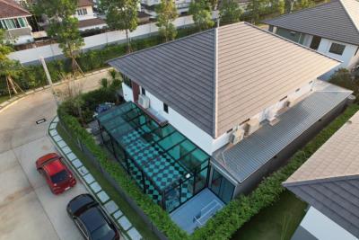 For Sale House , Setthasiri Thawiwatthana , corner unit , wide frontage , Salathammasop Sop , Thawi Watthana , Bangkok , CX-147324