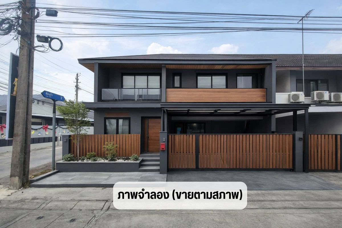 หมู่บ้านช่อแก้ว ทาวน์โฮม 2 ชั้นหลังมุม 2 หลังติดกัน ซอยพหลโยธิน 64 ปทุมธานี ราคาพิเศษ ขายต่ำกว่าราคาประเมินธนาคาร คุ้มค่าสำหรับผู้ที่กำลงมองหา นัดเข้าชมได้ – รูปที่ 2