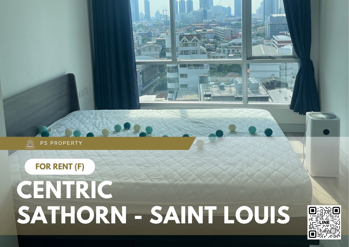 ให้เช่า 🔥 Centric Sathorn - Saint Louis 🔥 เฟอร์นิเจอร์ และ เครื่องใช้ไฟฟ้าครบ ใกล้ BTS เซนต์หลุยส์ ให้เช่า 🔥 Centric Sathorn - Saint Louis 🔥 เฟอร์นิเจอร์ และ เครื่องใช้ไฟฟ้าครบ ใกล้ BTS เซนต์หลุยส์