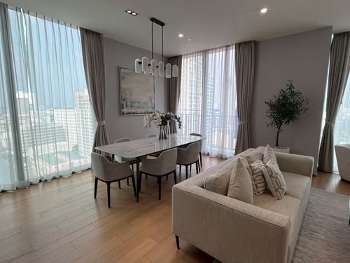 [150,000.-] ให้เช่า 28 Chidlom | โซน Villa 3 นอน 132.54 ตรม. ชั้น 16 หรูหราและเป็นส่วนตัว ใกล้ BTS