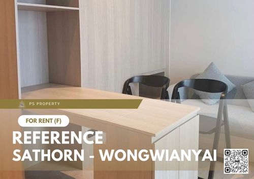 ให้เช่า 📍 Reference Sathorn - Wongwianyai 📍 เฟอร์นิเจอร์ และ เครื่องใช้ไฟฟ้าครบ ใกล้ BTS วงเวียนใหญ่