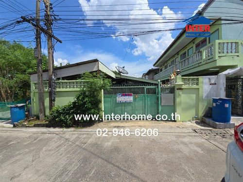 Single house, 1 floor, 61 sq m. Single house, Soi Phahonyothin 54/1, Intersection A 2-6, Phahonyothin Road, Permsin Road, Bang Khen District, Bangkok.