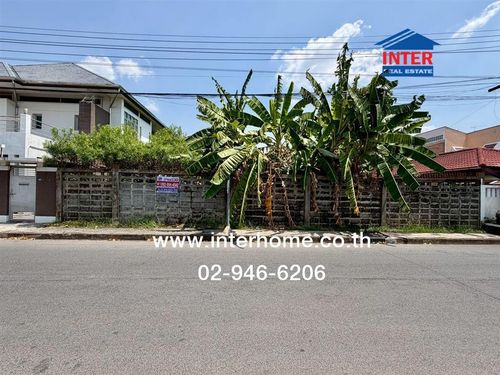 Empty land 100 sq m. Land Muang Thong Niwet Village 1 Land in Soi Hariphunchai Soi Chaengwattana 14, Chaengwattana Road, Chaengwattana Road 14, Lak Si District, Bangkok