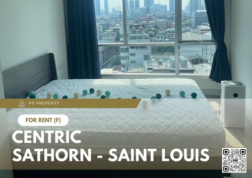 For Rent 🔥 Centric Sathorn - Saint Louis 🔥 Fully furnished with appliances, near BTS Saint Louis.