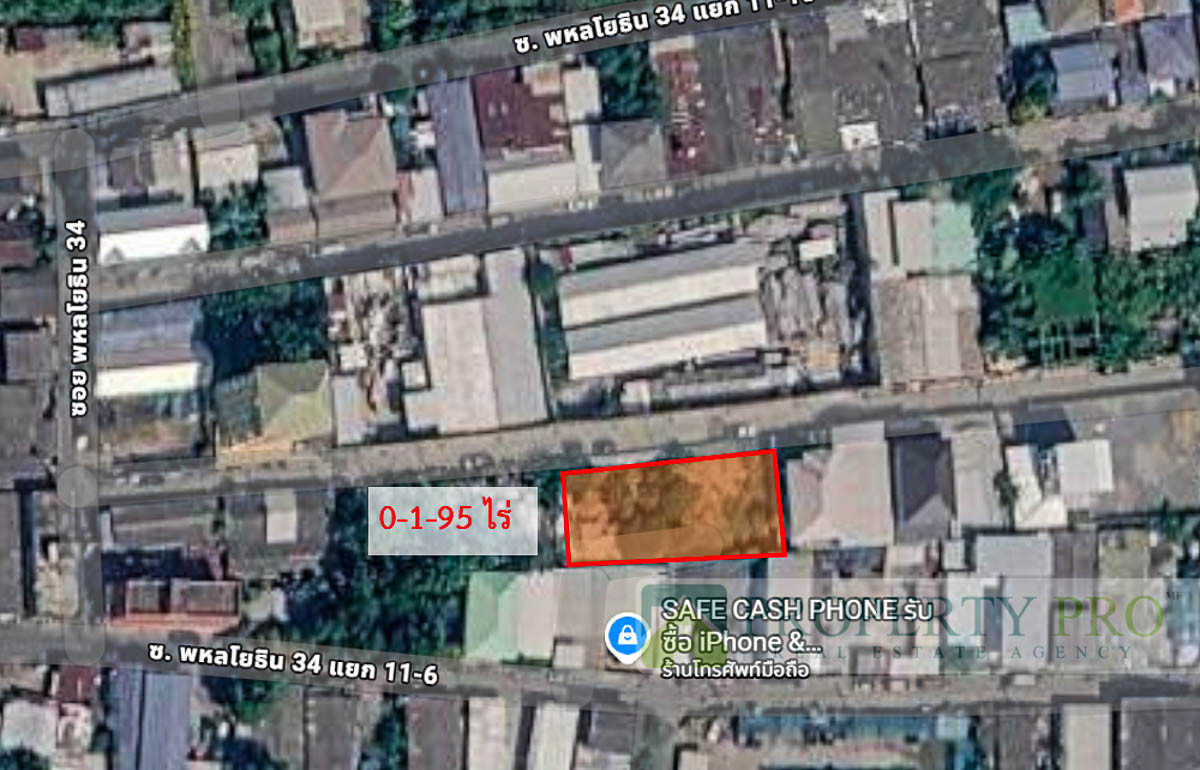 Land for Sale Phaholyothin 34, 1 Ngan 95 Sqw Near BTS Sena Nikhom, Kasetsart University, Kaset Nawamin, Lat Pla Khao, Lat Phrao Wang Hin : MF26S-002 Land for Sale Phaholyothin 34, 1 Ngan 95 Sqw Near BTS Sena Nikhom, Kasetsart University, Kaset Nawamin, Lat Pla Khao, Lat Phrao Wang Hin : MF26S-002