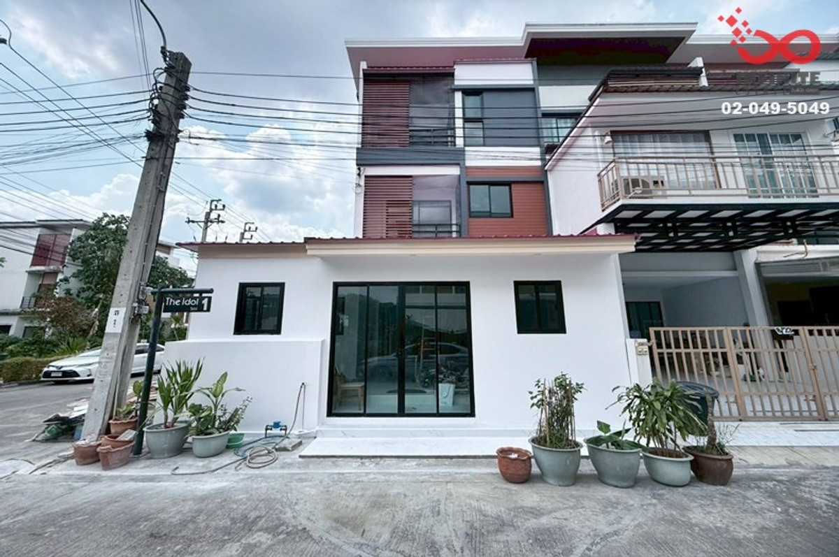 ขายทาวน์โฮม ดิ ไอดอล 2 เพชรเกษม 68 บางแค 3ชั้น หลังมุม  27ตร.ว.ใกล้ MRT เดอะมอลล์บางแค