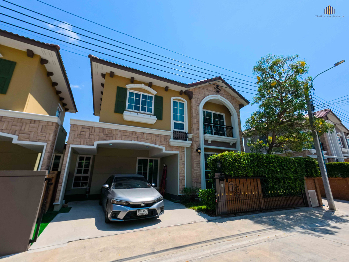 Private village with only 40 units!!! Semi-detached house for sale at Neo Home Bangkhae, 4 bedrooms, peaceful and highly private atmosphere!