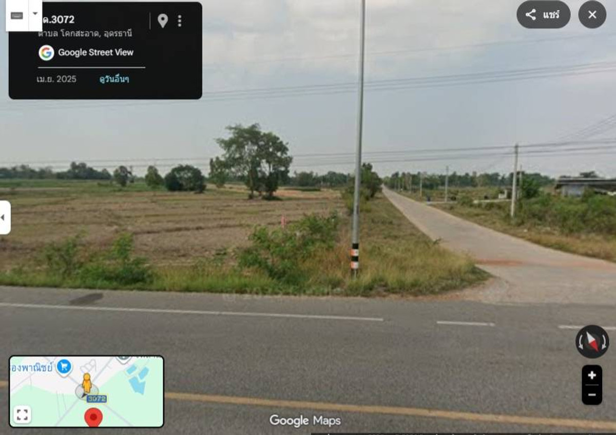 ขายที่ดิน ติดถนนทางหลวง 3072 แปลงสวย 39-2-76 ไร่ ต.นิคมสงเคราะห์  เมืองอุดรธานี    – รูปที่ 3