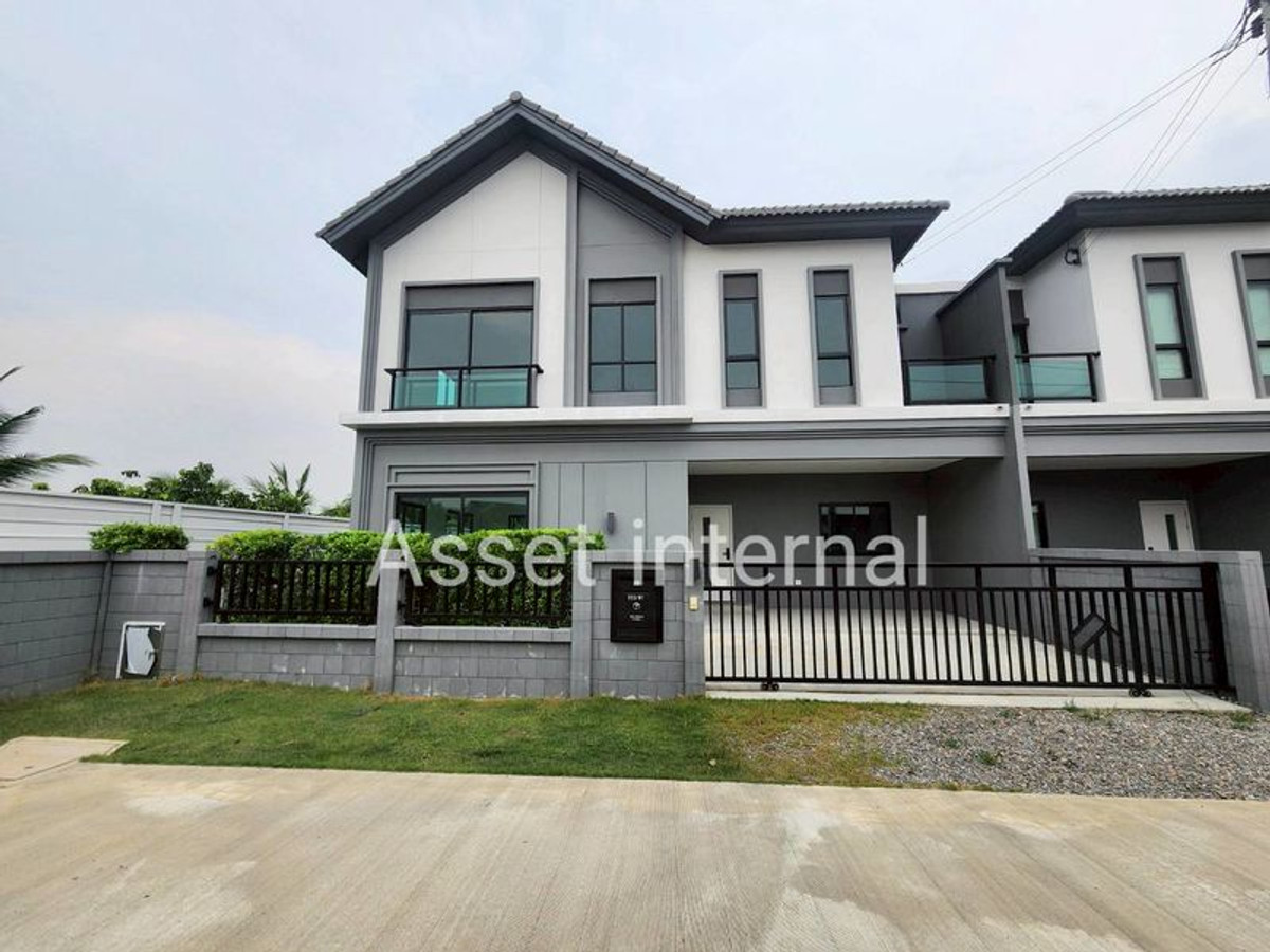 For sale ‼️ 2-story twin house, Britania Wongwaen-Pinklao Village, Britania Wongwaen Pinklao, area 48.7 square wah, 4 bedrooms, 3 bathrooms, Plai Bang Subdistrict, Bang Kruai District, Nonthaburi Province (Soi Wat Som Kliang), new house, potential locatio