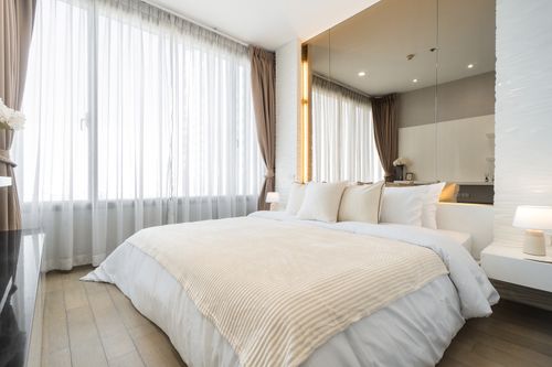 ★ Pyne By Sansiri ★ 68 sq m., 35th floor (2 bedroom, 2 bathroom), ★ near BTS Ratchathewi ★ near Siam Center, Siam Square, Siam Paragon ★ many amenities ★ complete electrical appliances ★