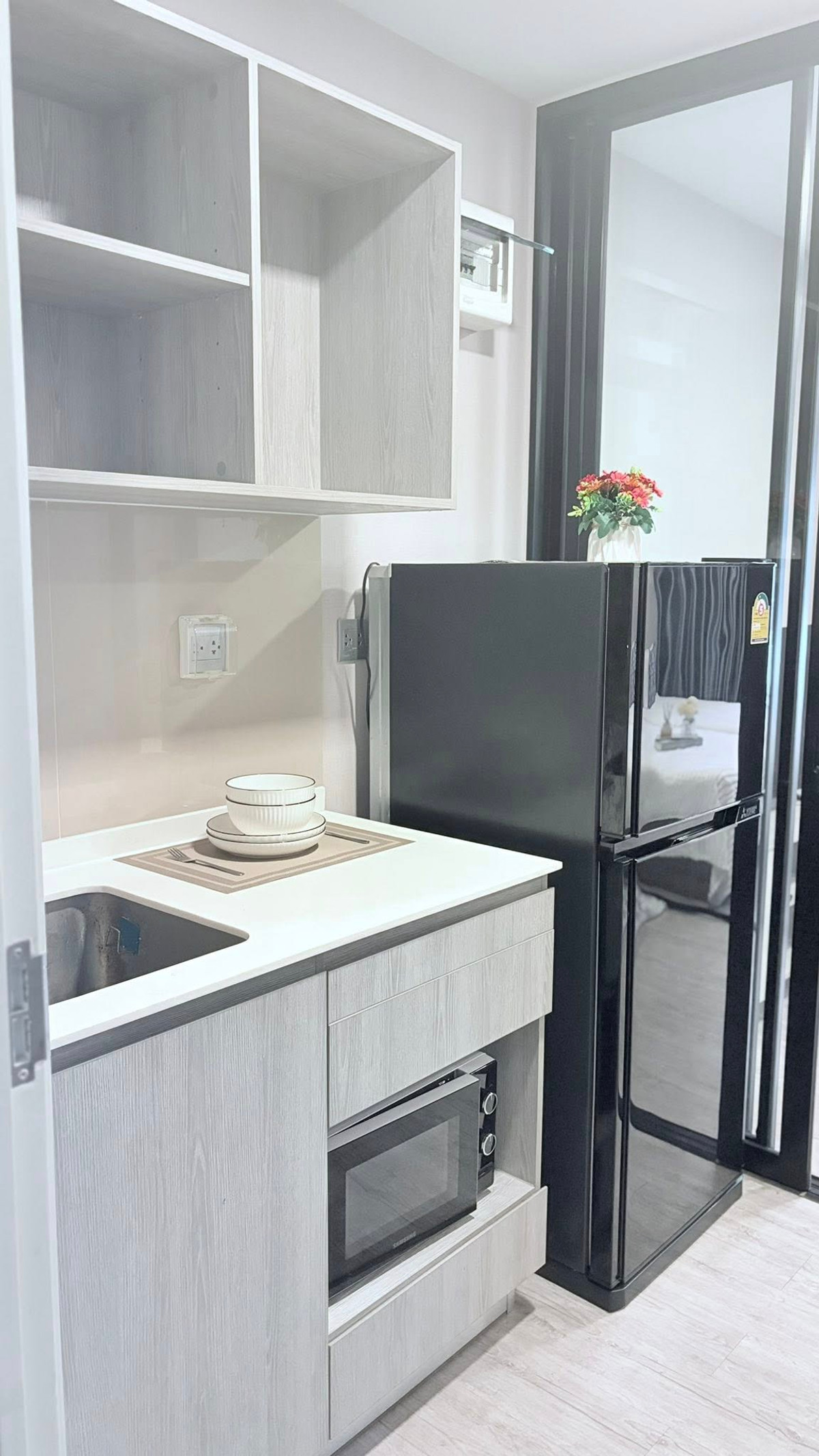 For Rent : Kave Ava 2 เตียง 1ห้องนอน 1ห้องน้ำ ห้องสวย เฟอร์นิเจอร์ครบ พร้อมเข้าอยู่ – รูปที่ 3
