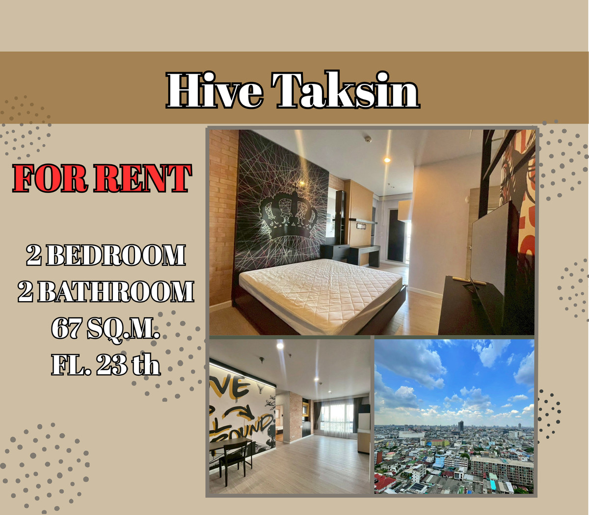 💎 Special Offer for Rent Hive Taksin Beautifully decorated, fully furnished, move-in ready. 💎 Special Offer for Rent Hive Taksin Beautifully decorated, fully furnished, move-in ready.