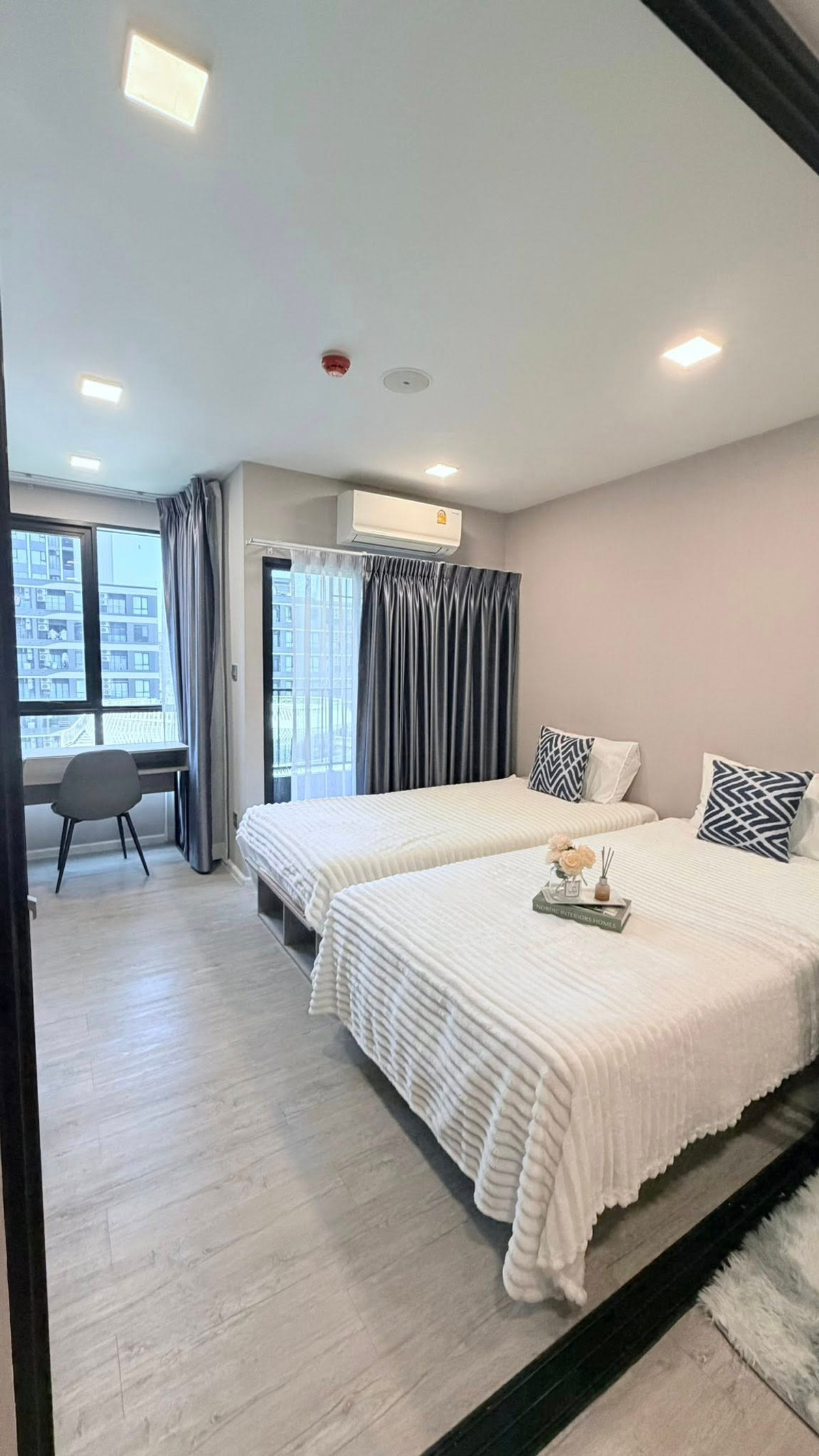 For Rent : Kave Ava 2 เตียง 1ห้องนอน 1ห้องน้ำ ห้องสวย เฟอร์นิเจอร์ครบ พร้อมเข้าอยู่