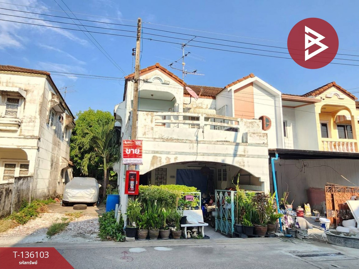 Townhouse for sale Thararin Village, Rangsit-Khlong 2, Thanyaburi, Pathum Thani