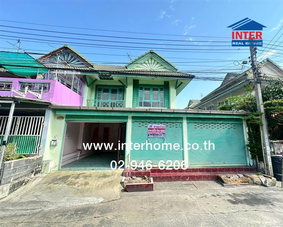 Townhouse, 2 floors, 26.9 sq m, Pruksa 12 Village, Rangsit - Khlong 3, Rangsit-Nakhon Nayok Road. Khlong Sam Road, Khlong Luang, Pathum Thani