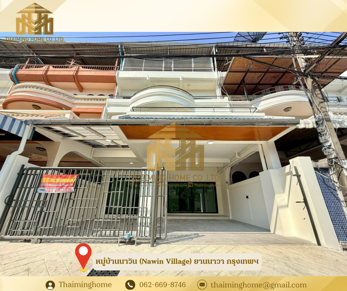 rent a house/townhouse 334 sq.m. Navin Village, Yan Nawa, Bangkok rent a house/townhouse 334 sq.m. Navin Village, Yan Nawa, Bangkok