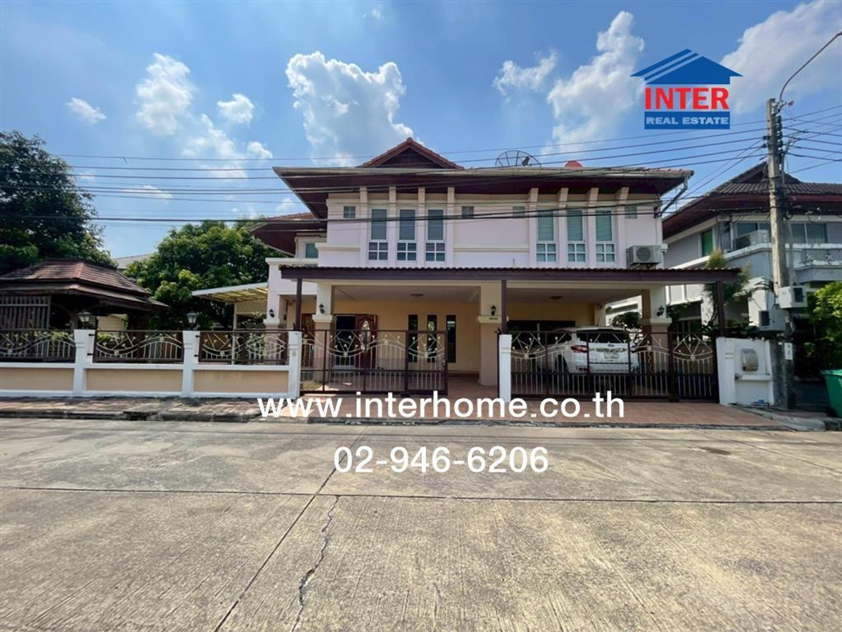 บ้านเดี่ยว 2 ชั้น 107.3 ตร.ว. หมู่บ้านบ้านเอกสิน3 ติดถนนนวลจันทร์ ใกล้โรงพยาบาลนวเวช ถนนนวลจันทร์ ถนนนวมินทร์ ถนนเกษตร-นวมินทร์) เขตบึงกุ่ม กรุงเทพมหานคร – รูปที่ 2