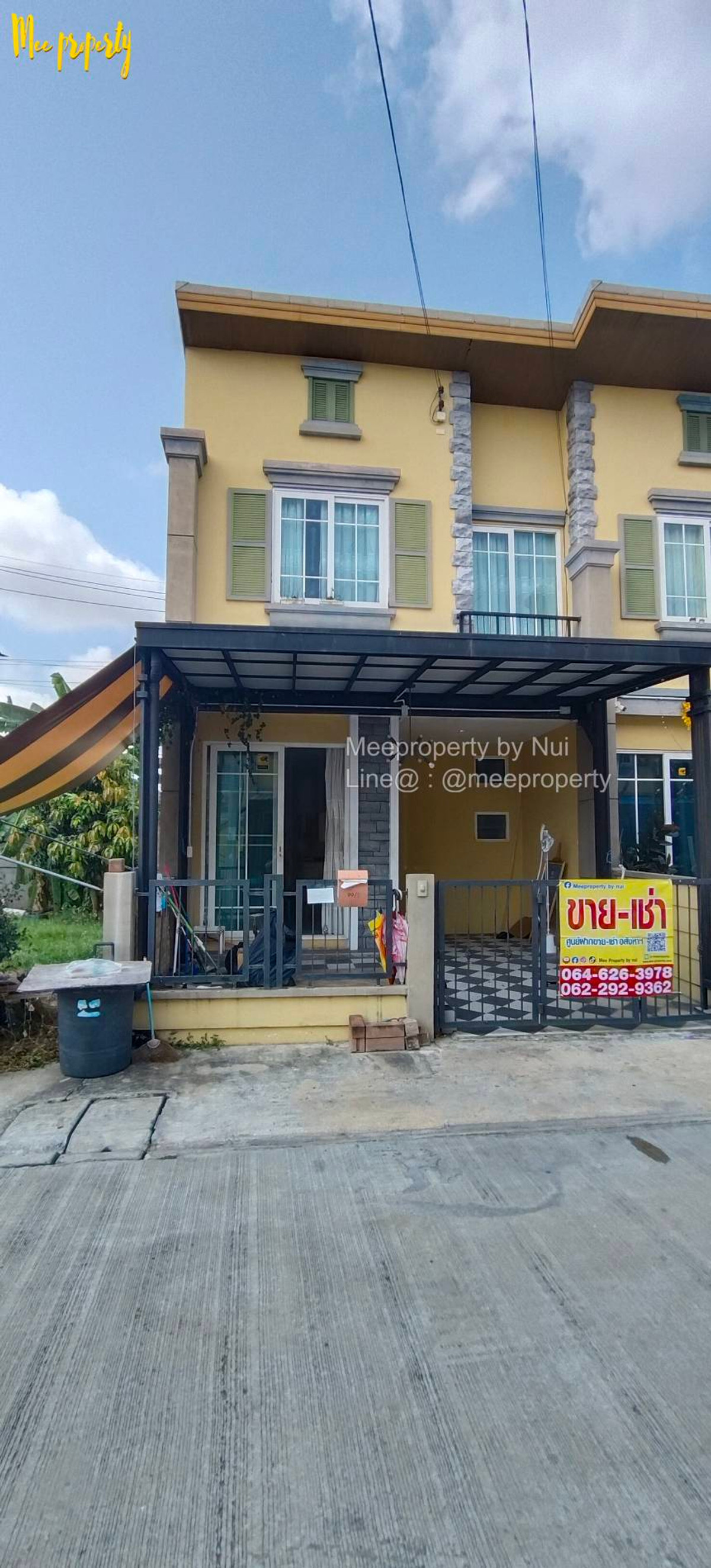 For sale/rent 2-story townhome! #Corner plot, Golden Town Village 3 (Suksawat-Phutthabucha), area: 16.9 sq m., usable area: 96 sq m. ME-256 For sale/rent 2-story townhome! #Corner plot, Golden Town Village 3 (Suksawat-Phutthabucha), area: 16.9 sq m., usable area: 96 sq m. ME-256