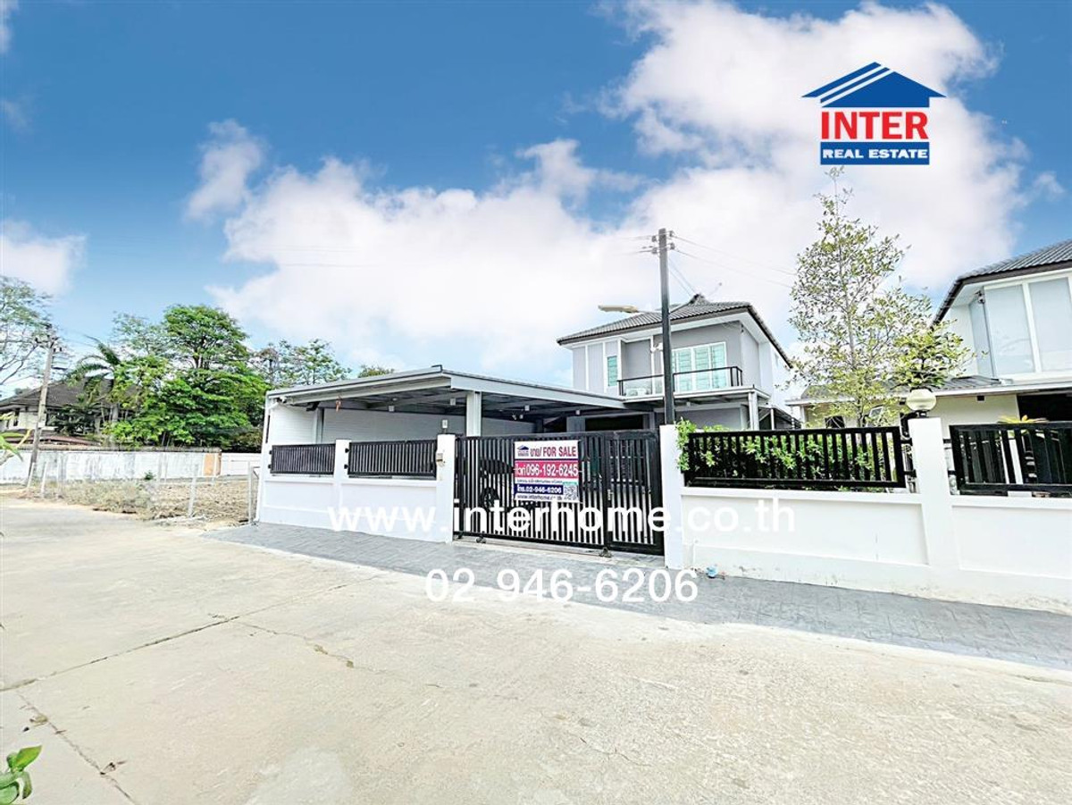 2-story detached house, 63 sq m. Detached house, Soi Nawamin 24, Nawamin Road, Ramkhamhaeng-Seri Thai Road, Bueng Kum District, Bangkok.