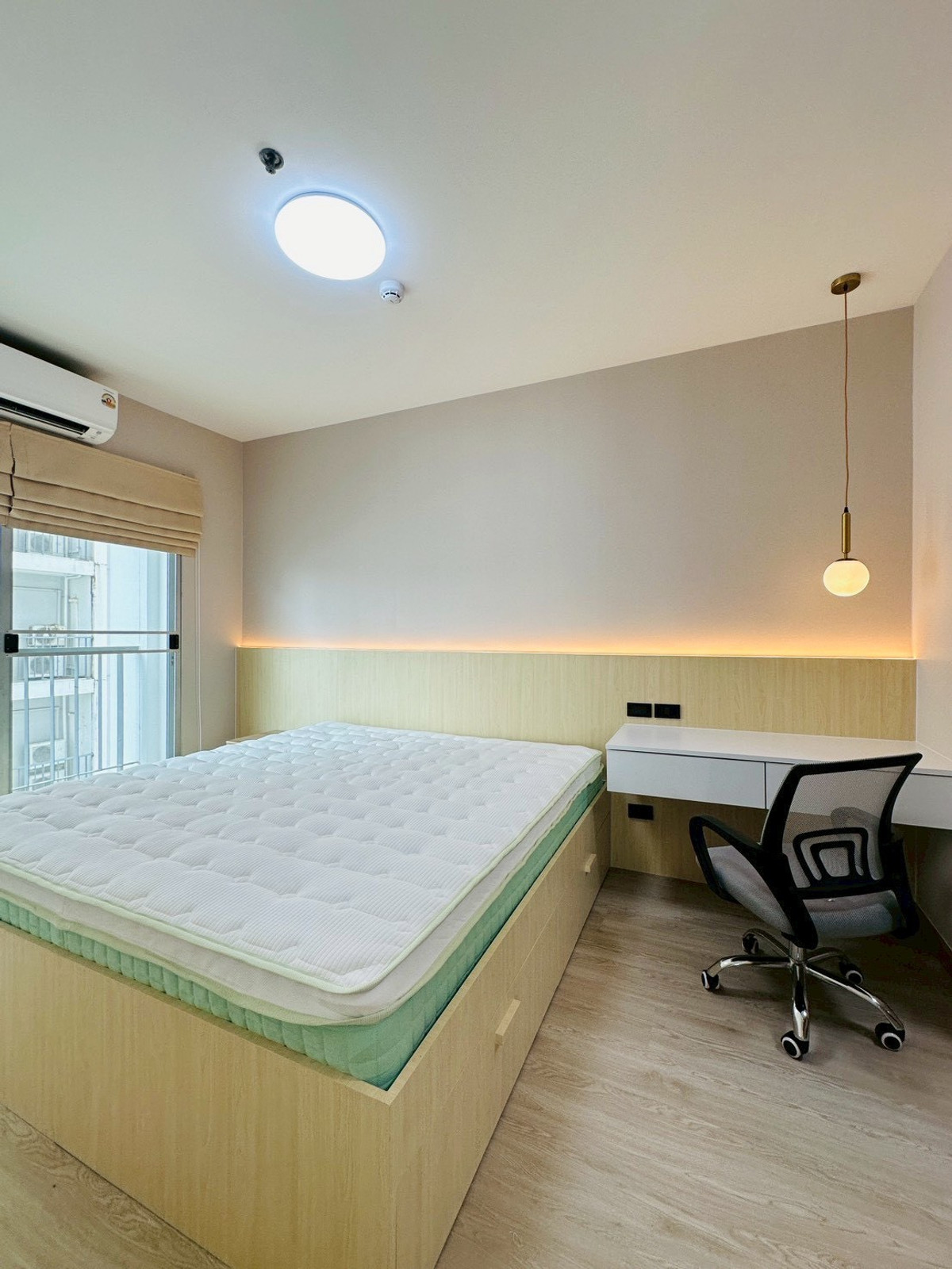 ให้เช่า ห้องrenovatedใหม่ Parkland srinakarin condo  2นอน2น้ำ ขนาด 66sq.m. ชั้น11 ตึก B วิวสระน้ำ – รูปที่ 4