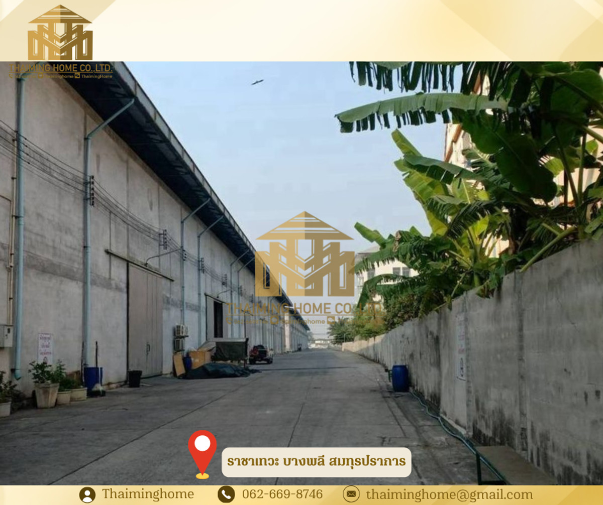 Warehouse for rent, Racha Thewa, Bang Phli, Samut Prakan, size 900 sq m. – รูปที่ 4