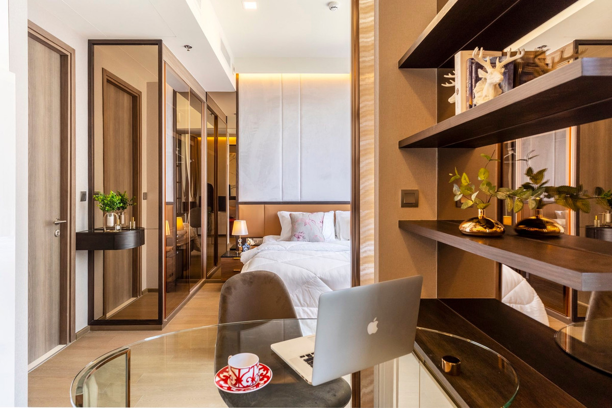 [ให้เช่า] Celes Asoke (เซเลส อโศก) 1 ห้องนอน 42 ตร.ม. ชั้น 12 ห้องสวย แต่งครบ พร้อมเข้าอยู่ เพียง 42,000 บาท/เดือน – รูปที่ 3