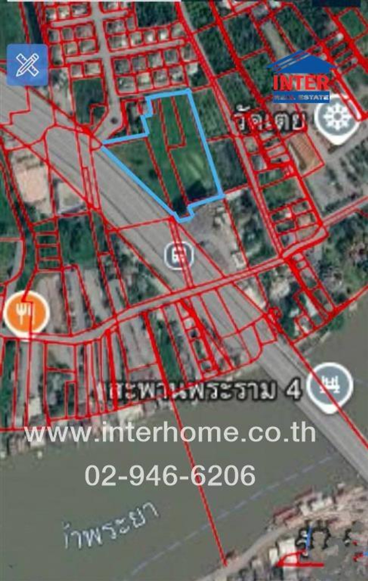 ที่ดินเปล่า 7 ไร่ 35.9 ตร.ว. ที่ดิน ใกล้เกาะเกร็ด วัดบางจาก ถนนชัยพฤกษ์ ถนนแจ้งวัฒนะ-ปากเกร็ด ปากเกร็ด นนทบุรี – รูปที่ 4