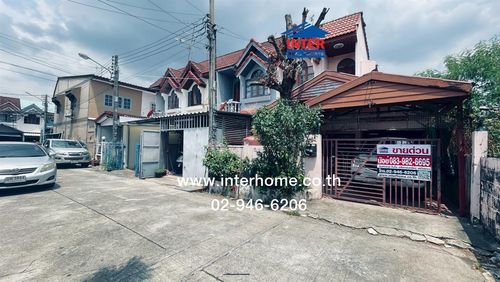 ทาวน์เฮ้าส์ 2 ชั้น 27 ตร.ว. หมู่บ้านเพชรไพลิน ซอย12 โรงเรียนโสมาภาพัฒนา ซอยพระยาสุเรนทร์35 ถนนรามอินทรา ถนนพระยาสุเรนทร์ เขตคลองสามวา กรุงเทพมหานคร