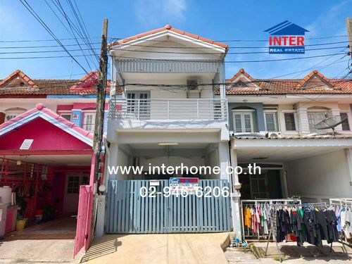 ทาวน์เฮ้าส์ 2 ชั้น 16 ตร.ว. หมู่บ้านเมืองประชาหทัยราษฎร์ ซอยหทัยราษฎร์35 ถนนรามอินทรา ถนนหทัยราษฎร์ เขตมีนบุรี กรุงเทพมหานคร