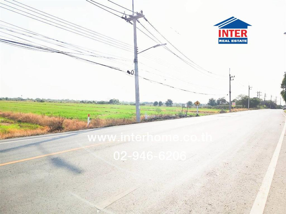 Empty land 13 rai 156 sq m. Land near Chulabhorn Science School, Pathum Thani. Land next to road number 3014. Land on Pathum Thani-Bang Len Road, Lat Lum Kaeo, Pathum Thani. – รูปที่ 3