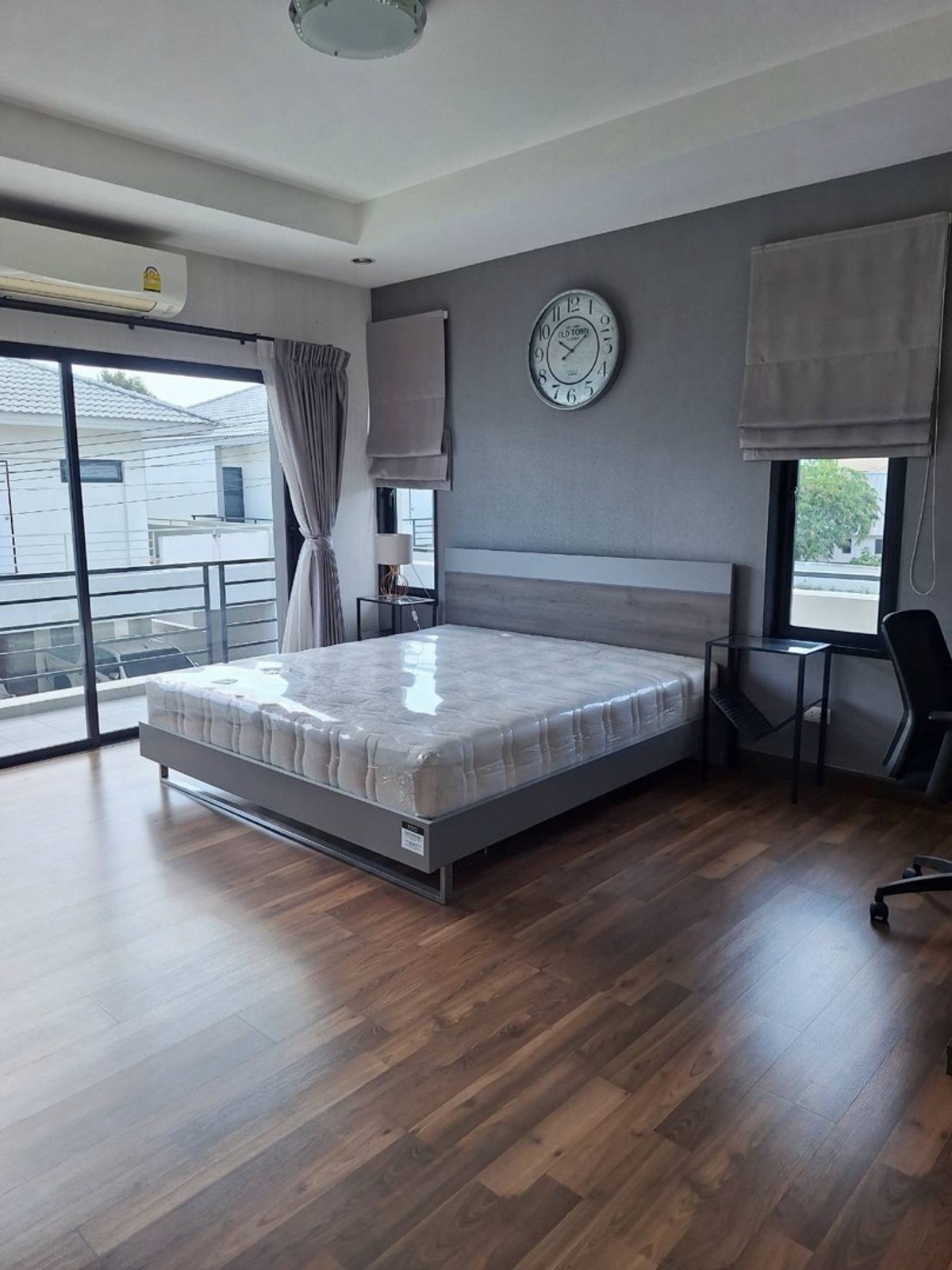🏡 New house for rent, fully furnished, never lived in.🌟 Single house on the corner, next to a beautiful garden, peaceful and private #House for executives #Baan Chonburi #Baan Sriracha – รูปที่ 3
