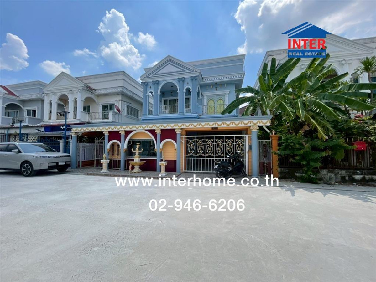 2-story detached house, 51.8 sq m, Suan Luang Ville Village 2. Soi Chaloem Phrakiat R. 9 Soi 28, Intersection 8, Chaloem Phrakiat Rama 9 Road, Prawet District, Bangkok