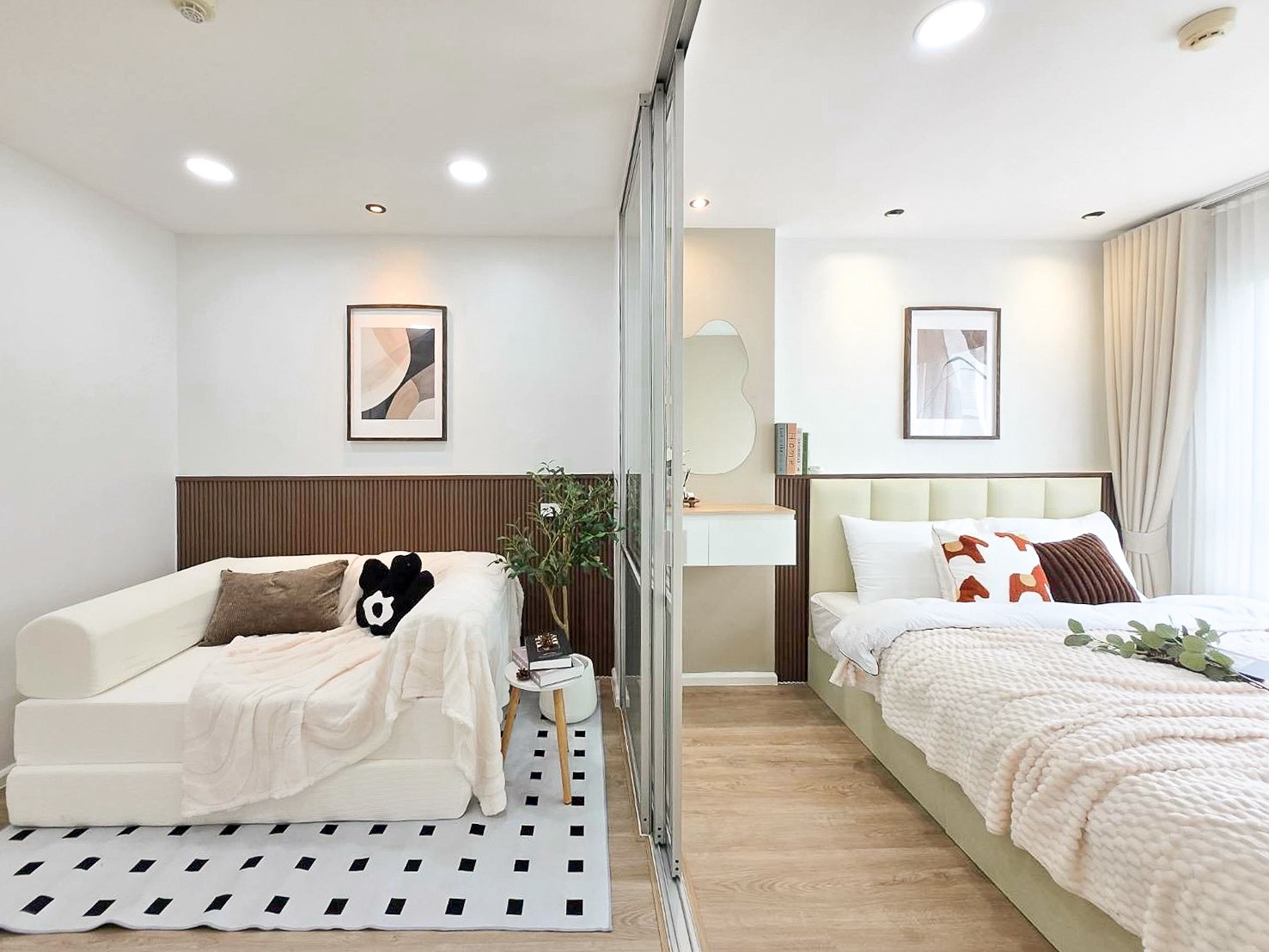 K-6818 ห้องสวย รีโนเวทใหม่ พร้อมอยู่ ขาย ! คอนโด LPN อ่อนนุช พัฒนาการ 