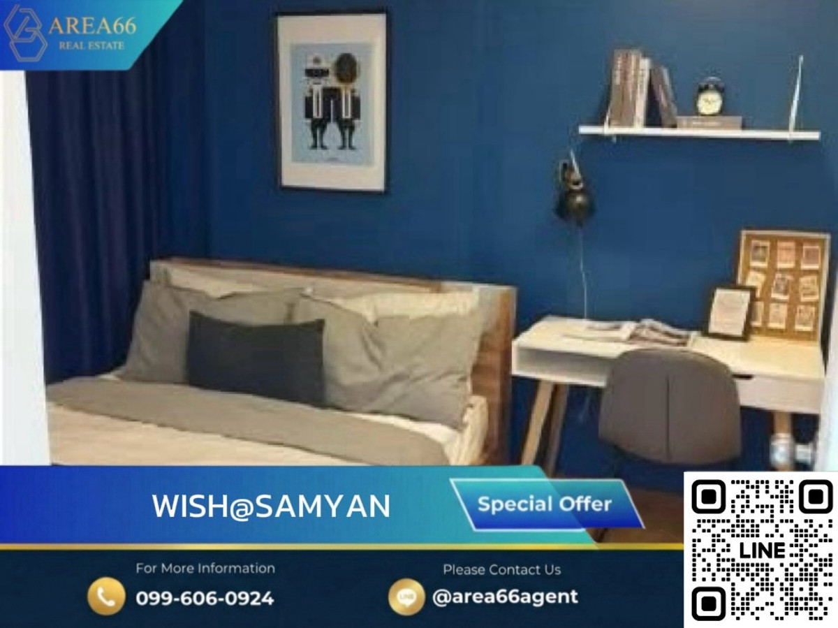 🔥The room is beautifully decorated. It's fun to live in yourself. Easy to rent out. Wish @ Samyan (Wish @ Samyan) 🔥The room is beautifully decorated. It's fun to live in yourself. Easy to rent out. Wish @ Samyan (Wish @ Samyan)
