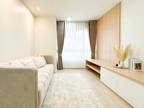 2 bedrooms, 2 bathrooms, near BTS Green Line, Kasetsart University, newly renovated.