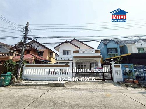 บ้านเดี่ยว 2 ชั้น 52.2 ตร.ว. หมู่บ้านเลิศอุบล พหลโยธิน 52 ซอยพหลโยธิน52 แยก45 ถนนพหลโยธิน ถนนเทพรักษ์ ถนนเพิ่มสิน เขตสายไหม กรุงเทพมหานคร