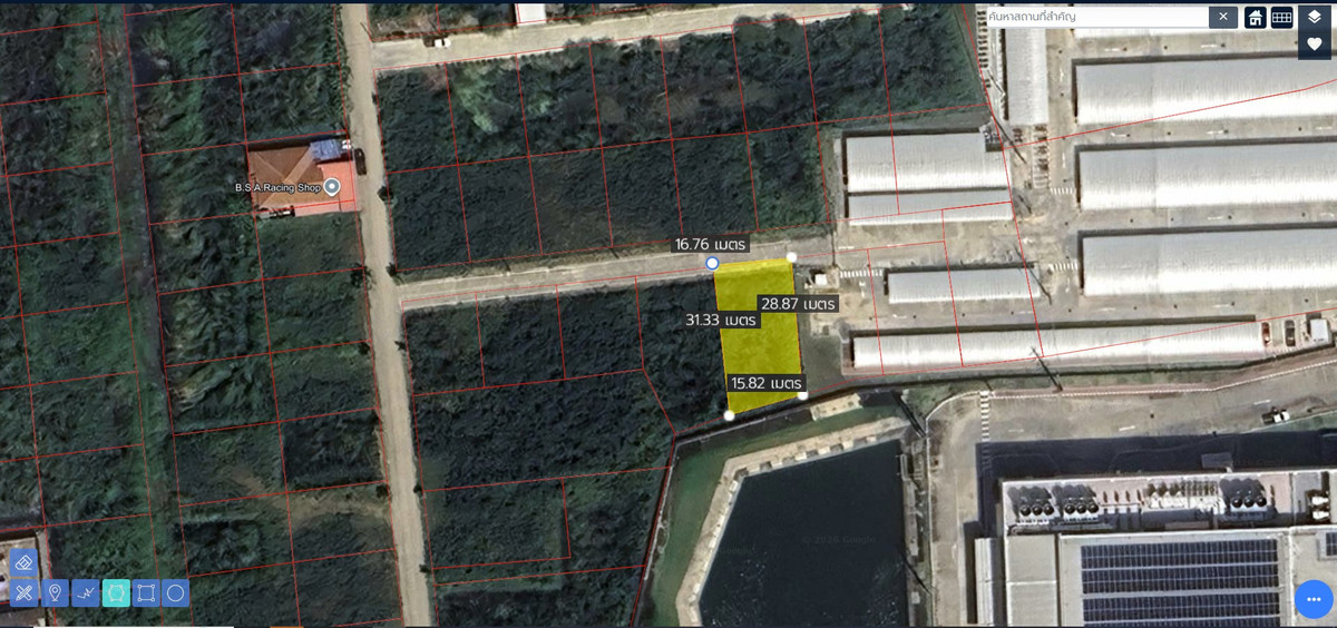 ขายที่ดิน 121 ตร.วา บ้านกลาง2/2 (โม่ฮวด7) โรงงานไทยสแตนเลย์  ถูกมาก 