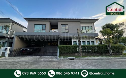 บ้านเดี่ยว เซนโทร ราชพฤกษ์-สวนผัก บิวอินทั้งหลัง แปลงริมข้างสวน พร้อมเข้าอยู่